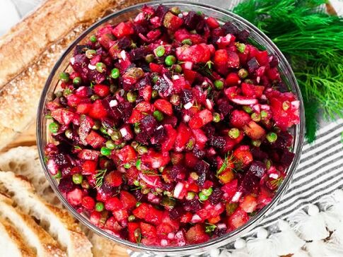 ပရိုတိန်းအစားအစာကိုလိုက်နာစဉ် vinaigrette လုပ်နည်း